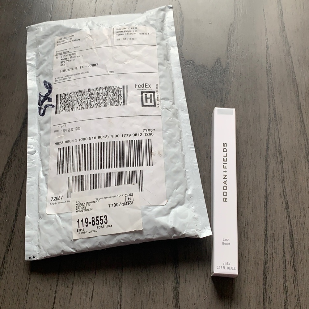 2 brand new Rodan + Fields Lash Boost serums